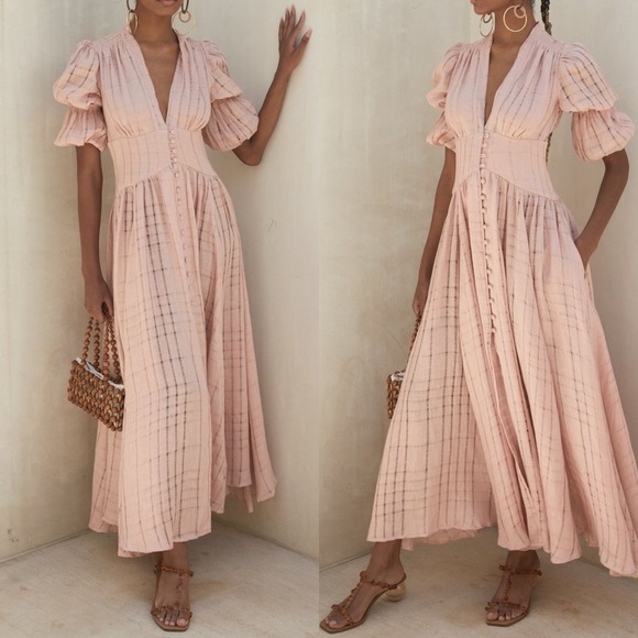 cult gaia Dresses & Skirts - Cult Gaia willow dress in dusty pink